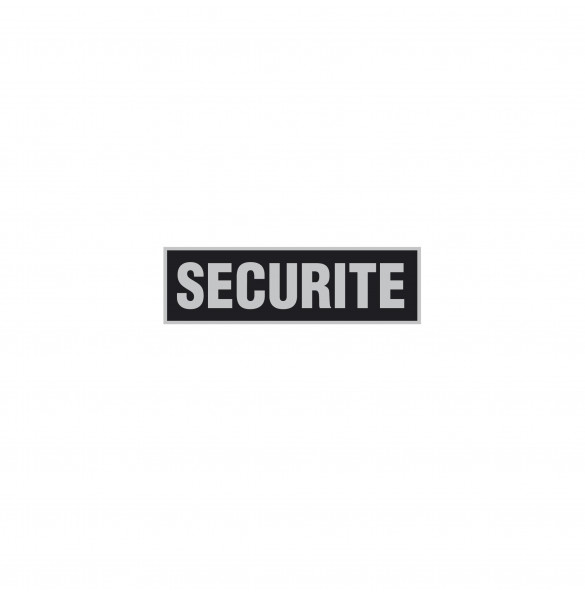 BANDEAU SECURITE - 10X30CM - RETRO-REFLECHISSANT