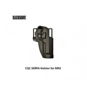 BLACKHAWK CQC SERPA Holster pour M92 DROITIER NOIR