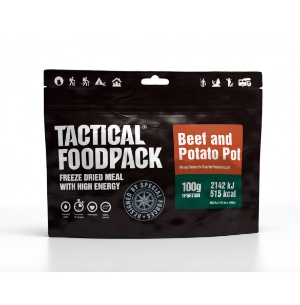 Tactical Foodpack Repas Outdoor Bœuf Parmentier