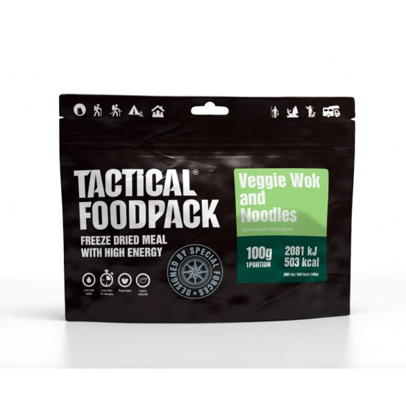 Tactical Foodpack Repas Outdoor Wok de nouilles aux légumes
