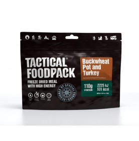 Tactical Foodpack Repas Outdoor Pot de sarrasin et dinde