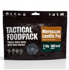 Tactical Foodpack Repas Outdoor Pot De Lentilles Marocain