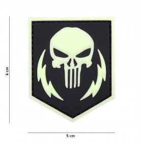 PATCH PVC FLUORESCENT - PUNISHER ECLAIR
